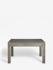 Dark Grey Heath Oak Effect 6 Seater Storage Dining Table - Image 5 of 9