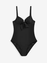 Black Padded Wired Tummy Control Swimsuit - Image 3 of 3