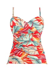 Fantasie Orange Hot Chilli Bamboo Grove Underwire Twist Front Tankini - Image 5 of 5