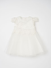 Angel & Rocket White Lace Bodice Baby Dress - Image 2 of 4