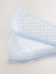 Silver Glitter Jelly Ballet Shoes - Image 4 of 5