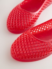 Red Jelly Ballet Shoes - Image 3 of 5