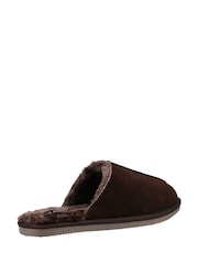 Hush Puppies Coady Leather Slippers - Image 3 of 4