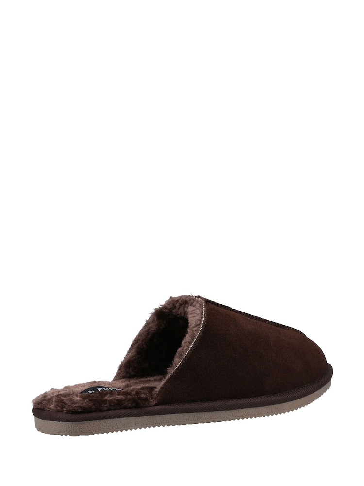Hush Puppies Coady Leather Slippers - Image 3 of 4