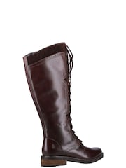 Hush Puppies Rudy Zip Lace Up Long Boots - Image 3 of 4