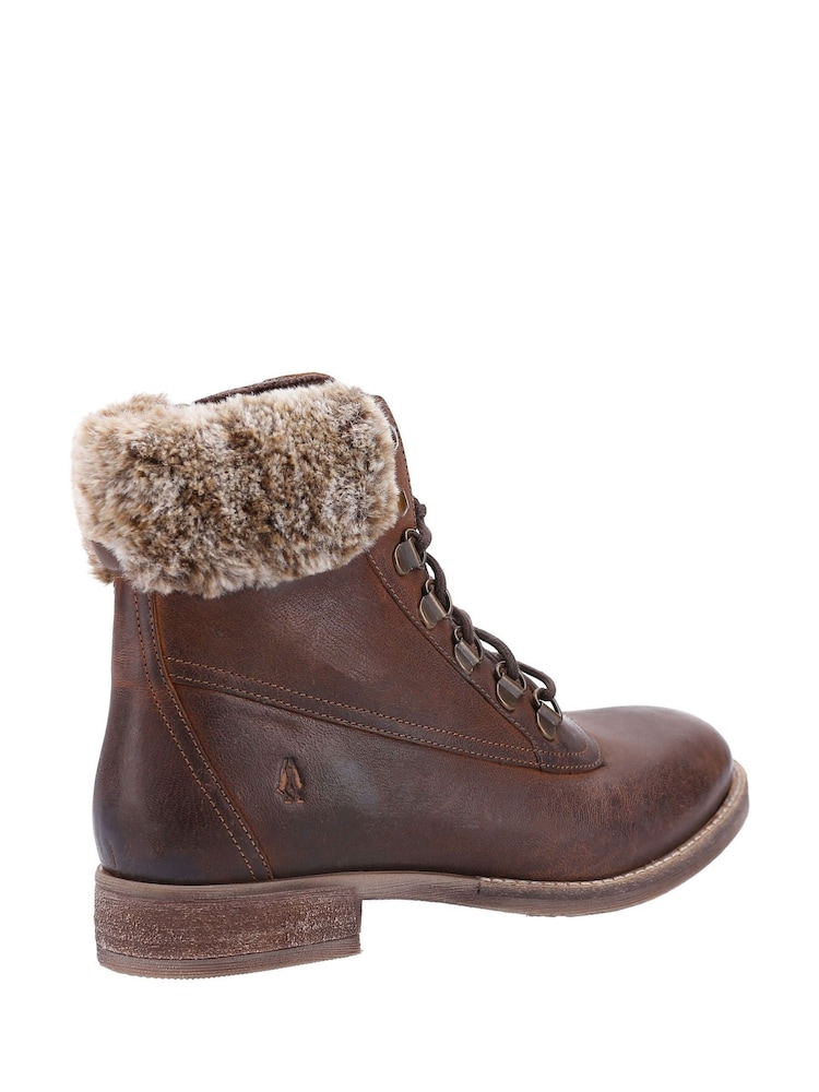 Buy Hush Puppies Brown Effie Ankle Lace Up Boots from the Next UK