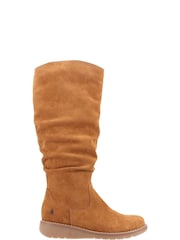 Hush Puppies Lucinda Brown Boots - Image 1 of 4
