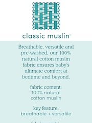 aden + anais Pink Essentials Muslin Comforter Security 100% Cotton Blankets 2 Pack - Image 3 of 4