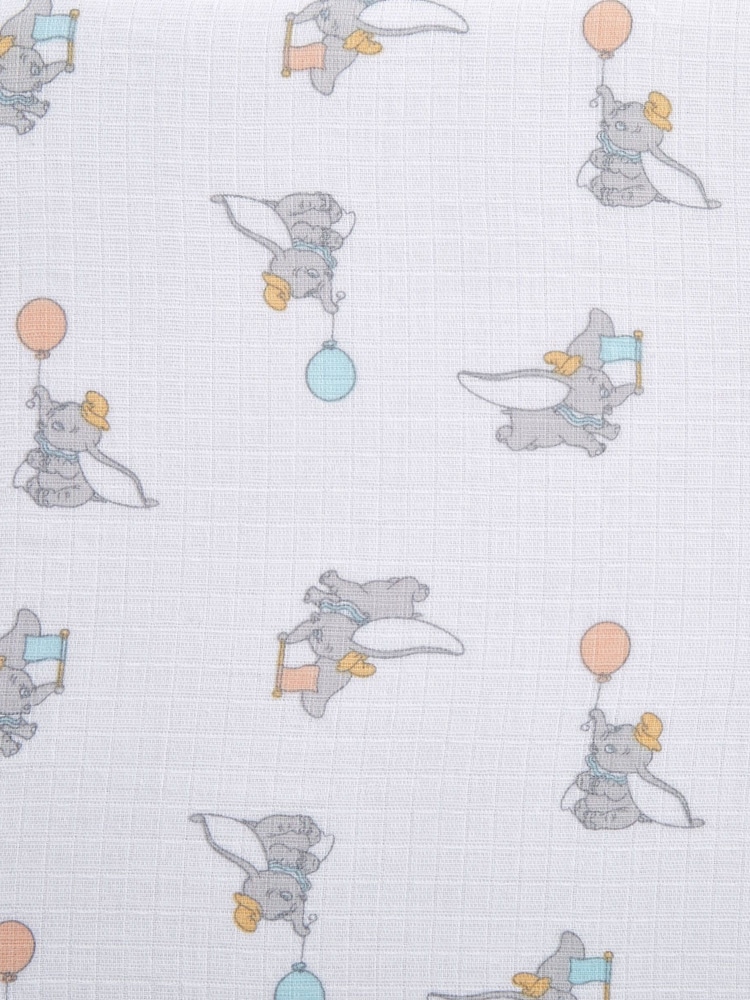 aden + anais White Essentials Muslin Snap Dumbo 100% Cotton Baby Bibs 3 Pack - Image 4 of 4 aden + anais White Essentials Muslin Snap Dumbo 100% Cotton Baby Bibs 3 Pack - Image 4 of 4
