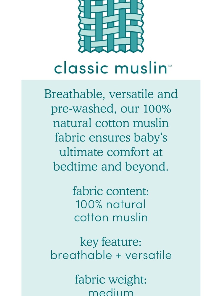 aden + anais White Essentials Muslin Snap Dumbo 100% Cotton Baby Bibs 3 Pack - Image 6 of 6