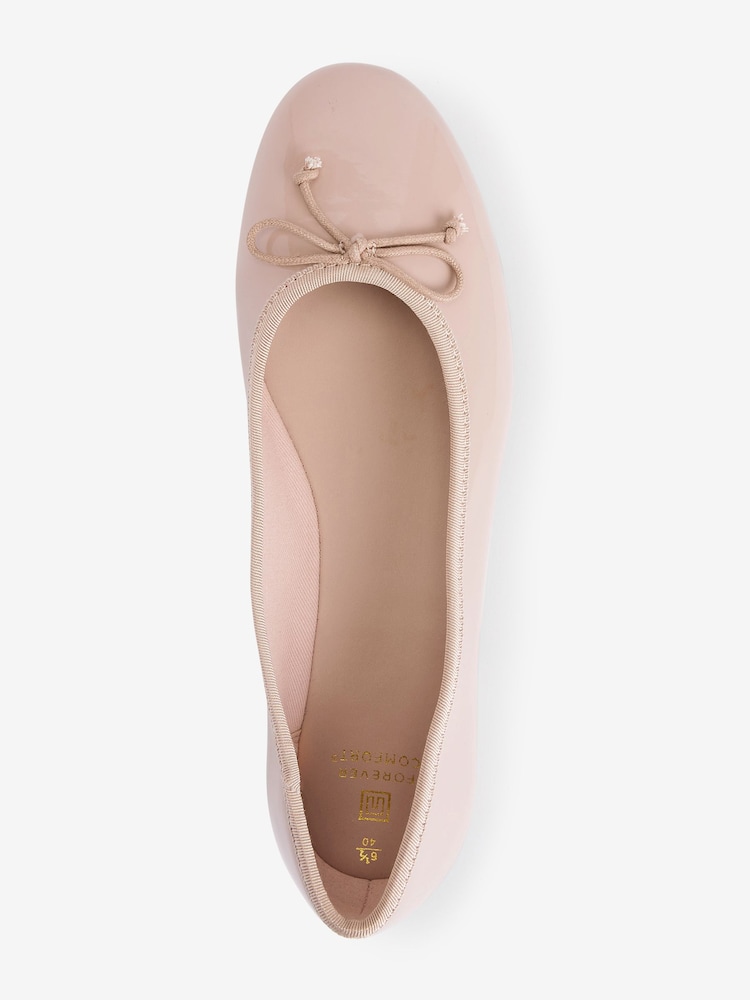 Pink Nude Standard/Wide Fit Forever Comfort® Ballerinas Shoes - Image 5 of 6