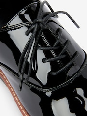 Black Patent Forever Comfort® Rand Detail Lace-Up Shoes - Image 5 of 5