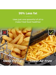 Tower Black 7L Manual Air Fryer - Image 6 of 8