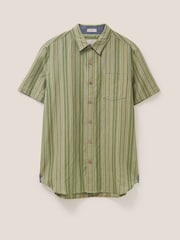 White Stuff Green Multi Stripe Shirt - Image 5 of 6