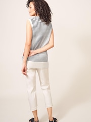 White Stuff Blue Set Sail Striped Tank - Image 3 of 6