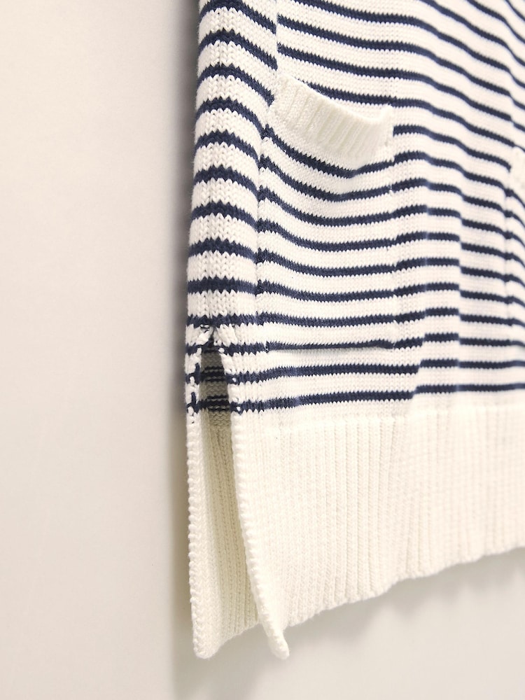 White Stuff Blue Set Sail Striped Tank - Image 6 of 6