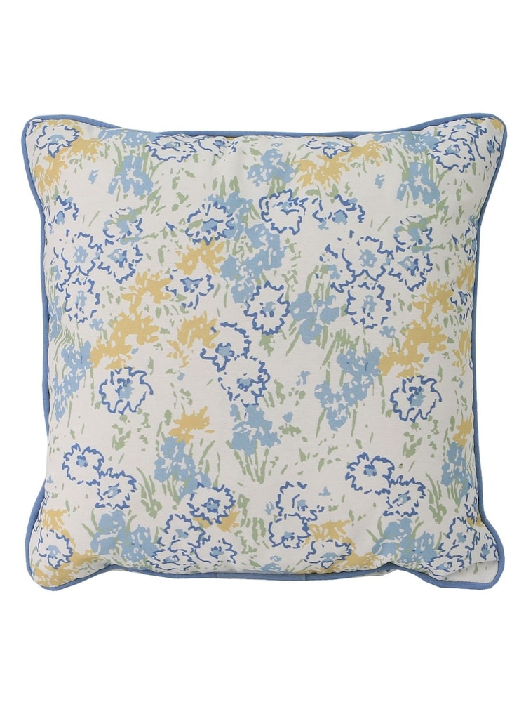 Laura Ashley Conwy Blue Laura Ashley Outdoor Scatter Cushion Cushion - Image 1 of 2