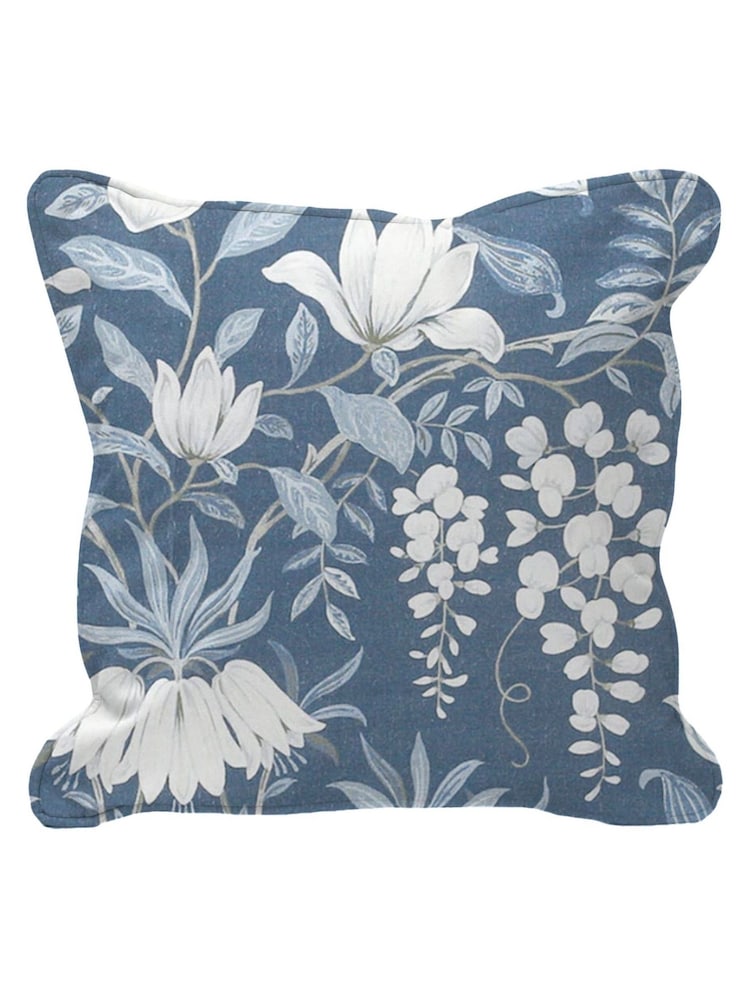 Laura Ashley Blue Parterre Outdoor Scatter Cushion - Image 1 of 2