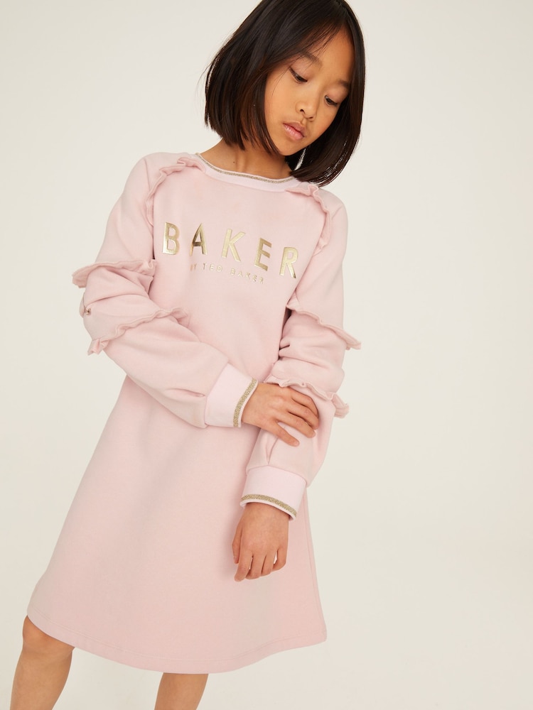 Baker by Ted Baker Frilled Sweat Dress - Image 1 of 9