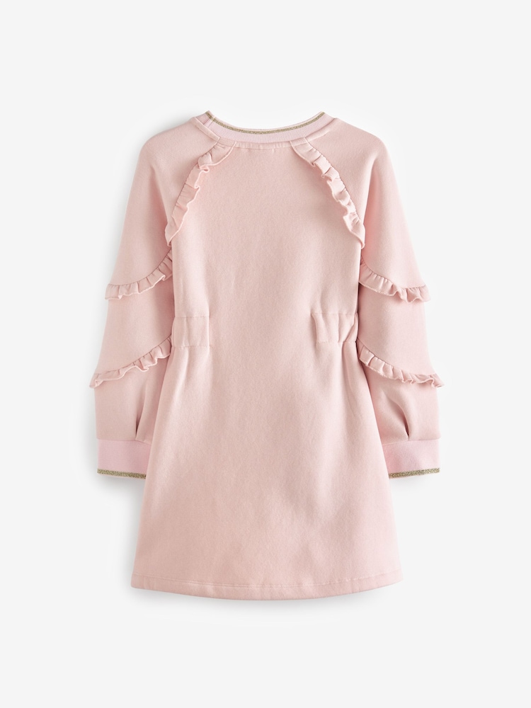 وردي - فستان رياضي بكشكشة من Baker By Ted Baker - Image 6 of 9