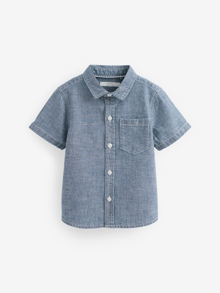 Blue Chambray Shirt (3mths-7yrs) - Image 1 of 2