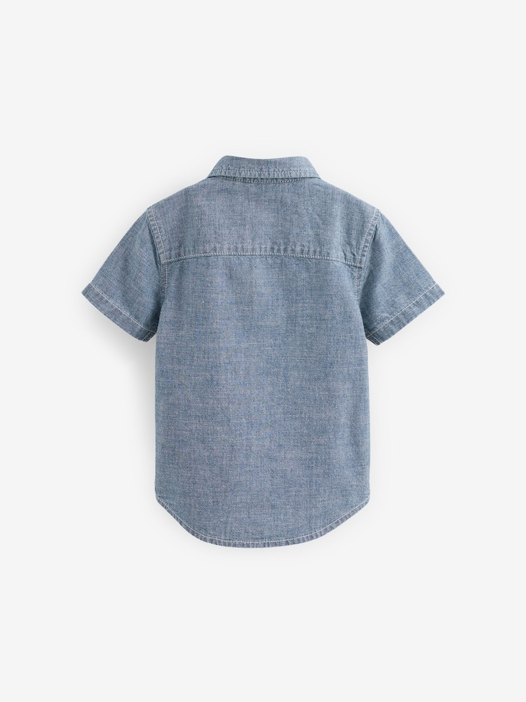 Blue Chambray Shirt (3mths-7yrs) - Image 2 of 2