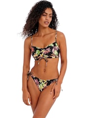 Freya Savanna Sunset Tie Side Black Bikini Briefs - Image 1 of 5