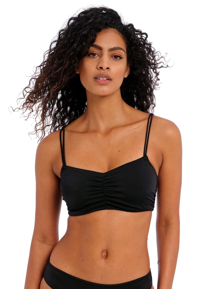 Freya Black Jewel Cove Underwire High Apex Bikini Top - Image 1 of 5