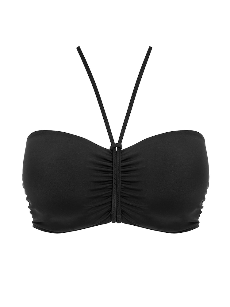 Freya Black Jewel Cove Underwire High Apex Bikini Top - Image 4 of 4