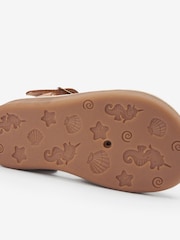 Tan Brown Wide Fit (G) Fisherman Leather Sandals - Image 5 of 5