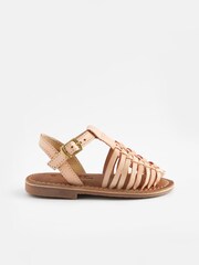 Cream Gladiator Sandals - Image 5 of 8