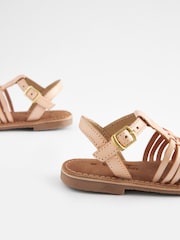 Cream Gladiator Sandals - Image 7 of 8