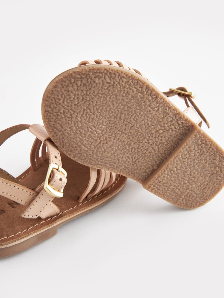 Cream Gladiator Sandals - Image 8 of 8