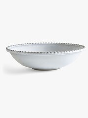 MM Living White Bobble Glacier Pasta Bowl - Image 2 of 3