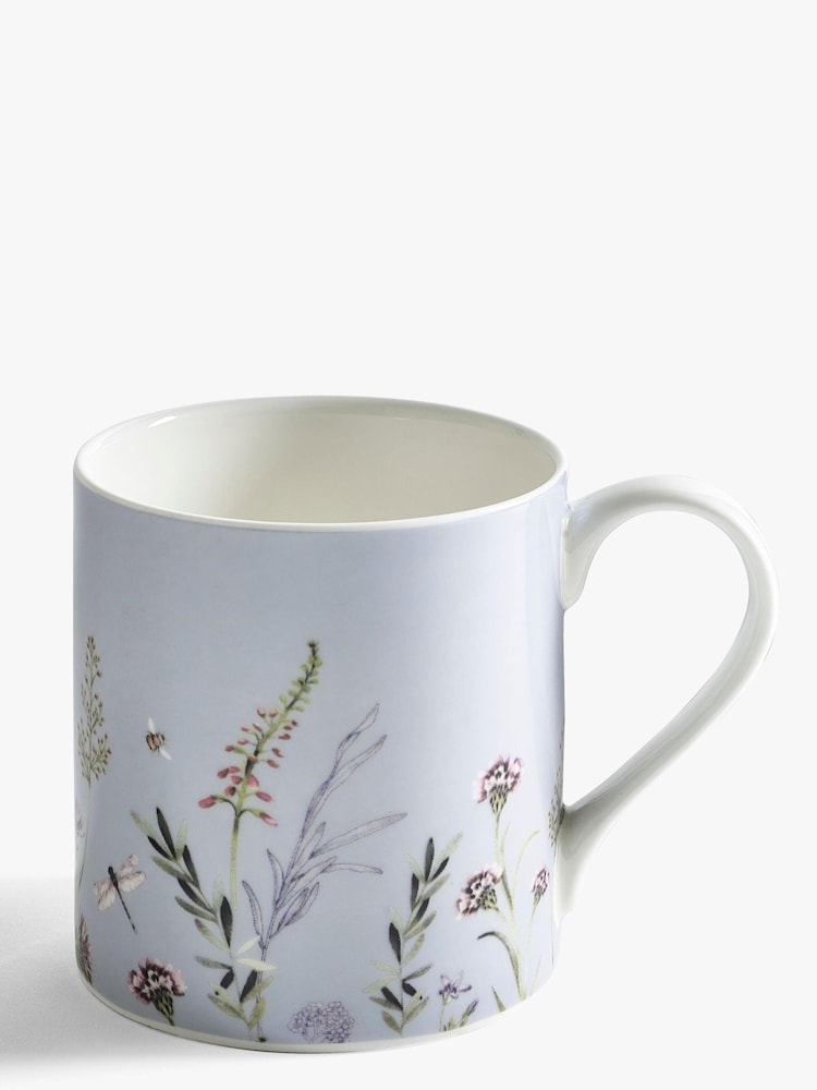 MM Living Blue Lisette Bone China Mug - Image 1 of 2