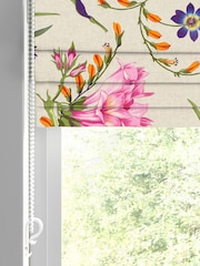 Graham & Brown Vivant Botanists Scroll Made to Measure Roman Blinds - Image 2 of 5