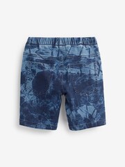 Blue Tie Dye Denim Shorts (3-16yrs) - Image 2 of 2
