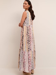 Cream Alora Pink Sleeveless Maxi Dress - Image 1 of 4