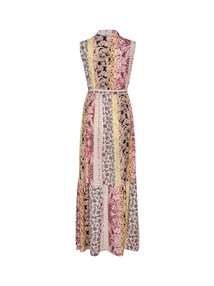 Cream Alora Pink Sleeveless Maxi Dress - Image 4 of 4