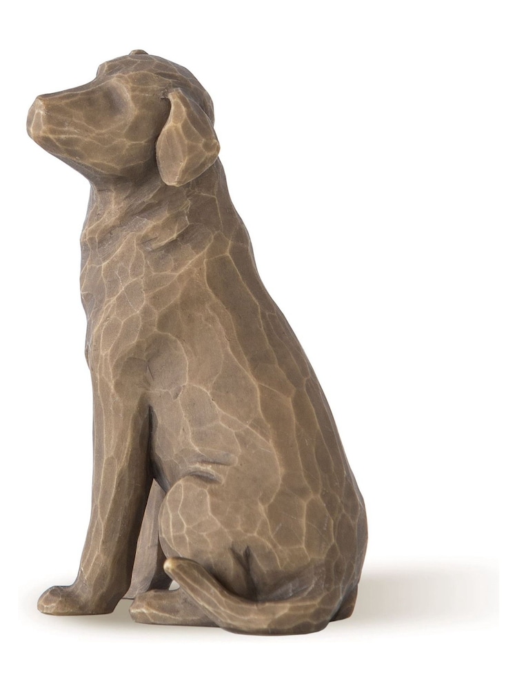 Willow Tree Cream Love My Dog Dark Figurine - Image 4 of 4