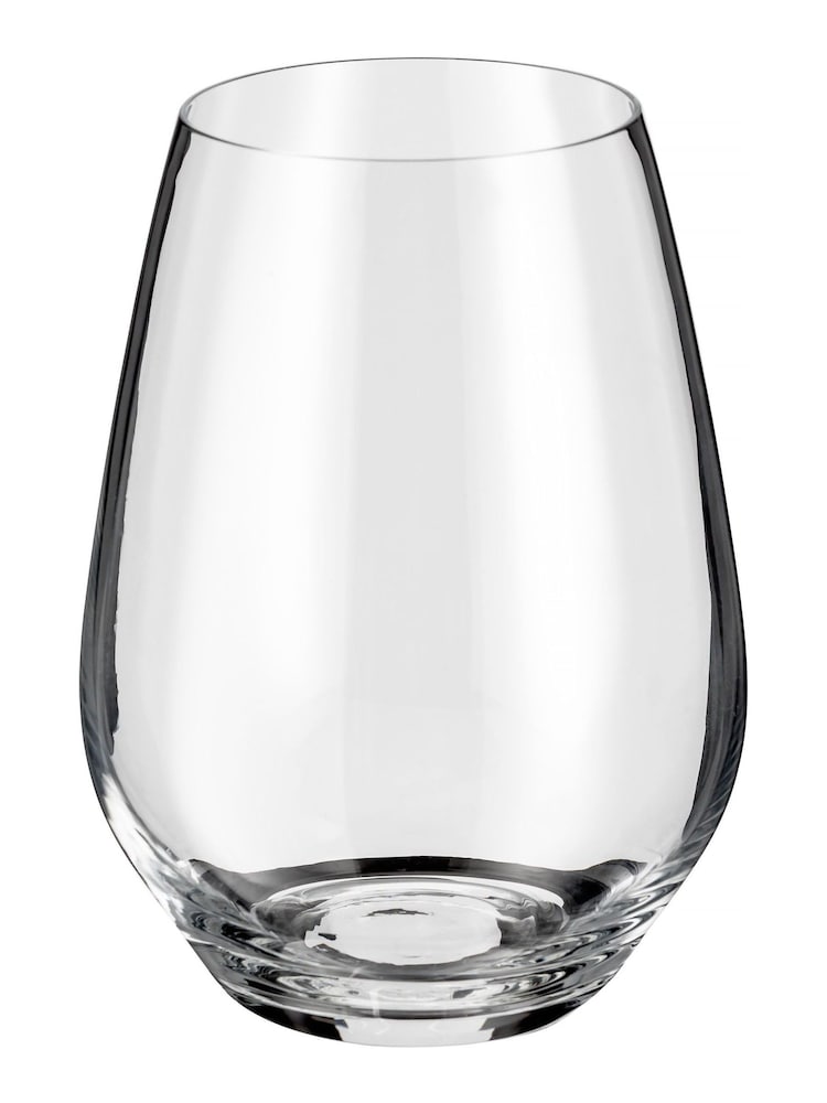 Judge 4 Pack Clear Crystalline 540ml Stemless Wine Glasses - Image 3 of 3 Judge 4 Pack Clear Crystalline 540ml Stemless Wine Glasses - Image 3 of 3