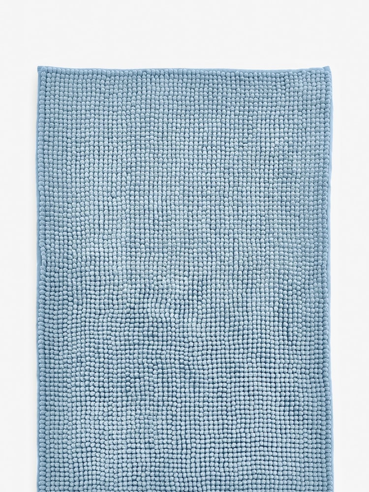 Slate Blue Bobble Bath Mat - Image 3 of 5