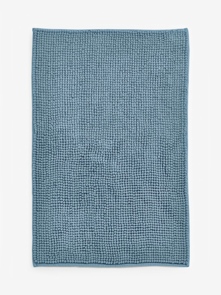 Slate Blue Bobble Bath Mat - Image 4 of 4 Slate Blue Bobble Bath Mat - Image 4 of 4