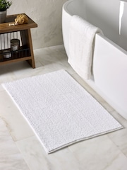 White Bobble Bath Mat - Image 8 of 9