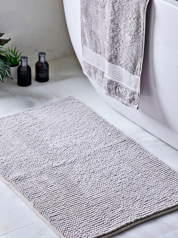 Silver Bobble Bath Mat - Image 1 of 5 Silver Bobble Bath Mat - Image 1 of 5