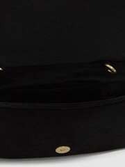 Schwarz - Reiss Camille Clutch aus Samt mit verdrehtem Design - Bild 7 von 7