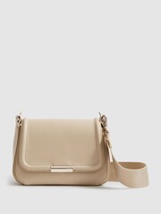Reiss Stone Cleo Saddle Camera Bag - Image 1 of 8