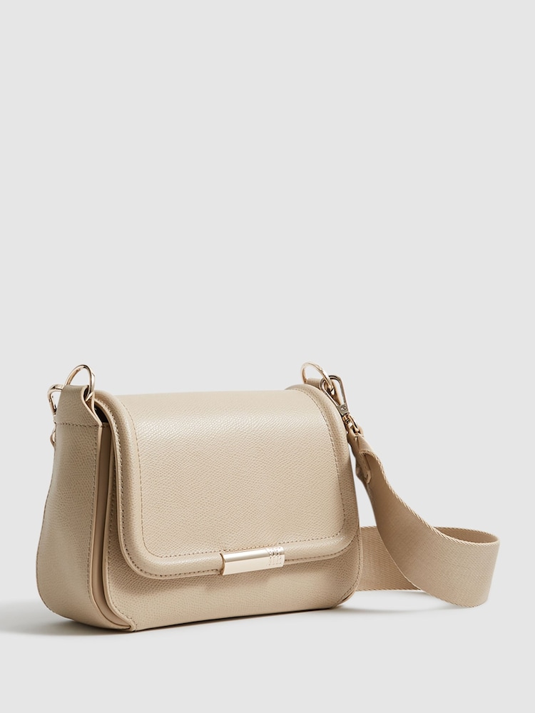 Reiss Stone Cleo Saddle Camera Bag - Image 4 of 8