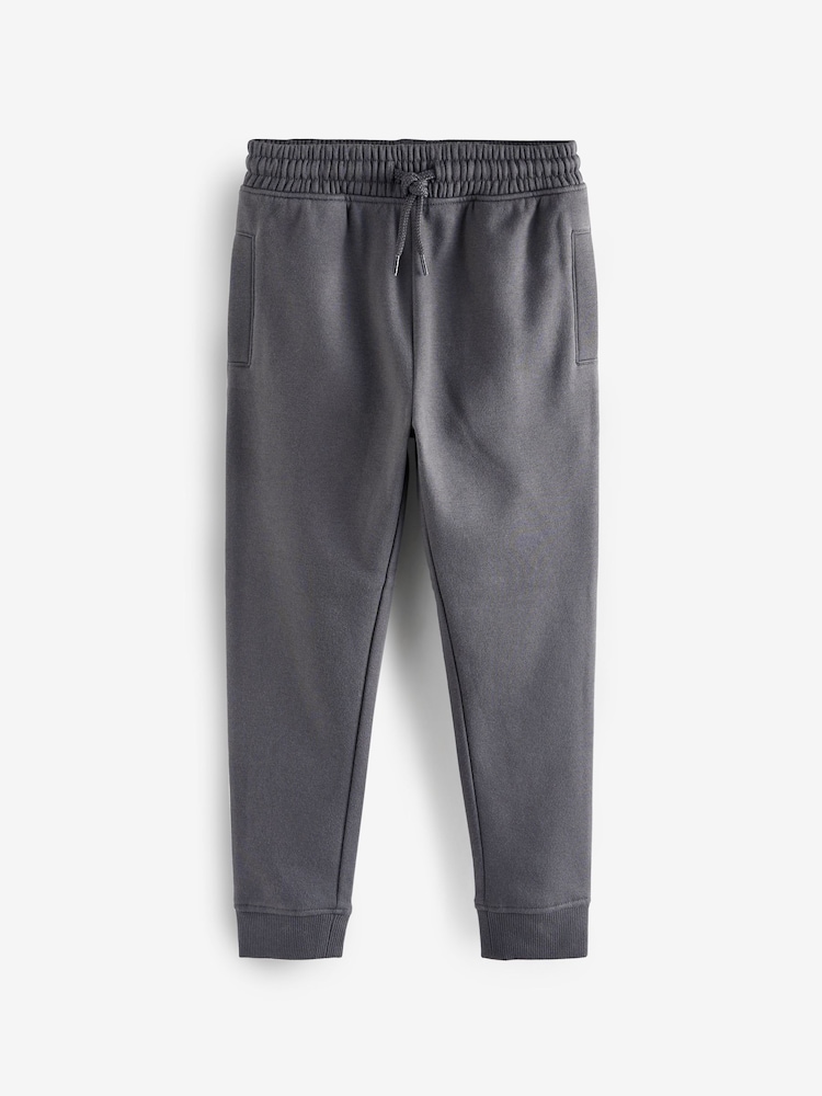 Charcoal Grey Skinny Fit Basic Joggers (3-16yrs) - Image 1 of 2