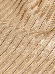 Ted Baker Natural Gerty Foil Printed Bodycon Knit Dress - Image 4 of 5